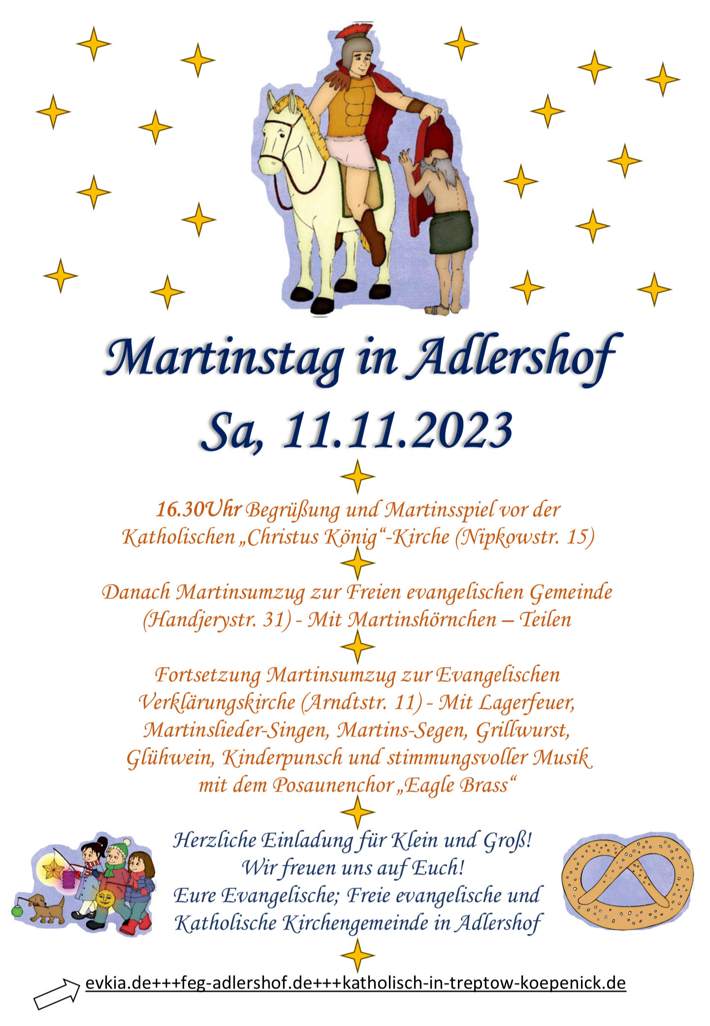 Martinstag in Adlershof, 11.11.2023 um 16.30 Uhr