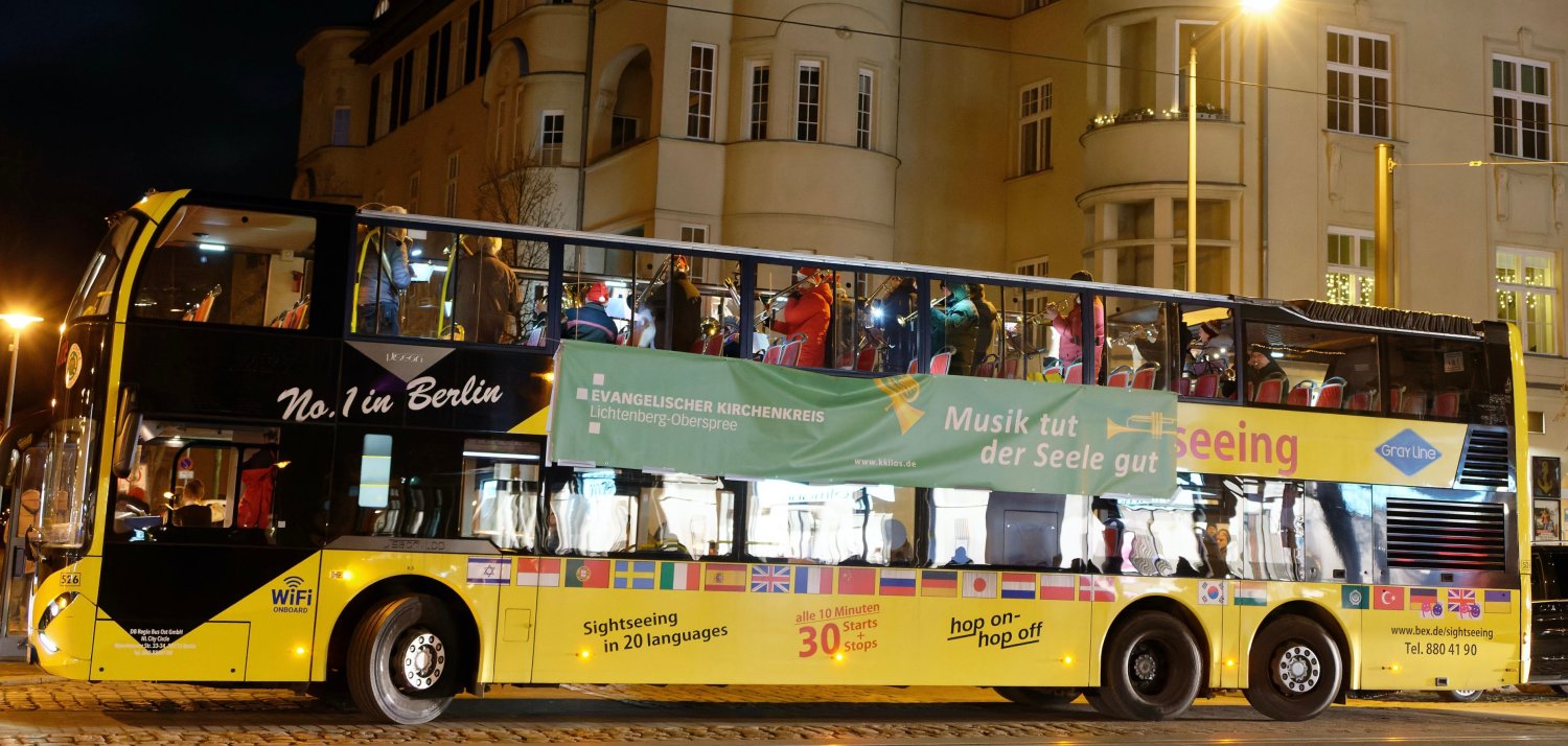„Musik tut der Seele gut“: Weihnachtsbläserbus des Kirchenkreises geht auch 2023 wieder auf Tour! Am Freitag, 15. Dezember ab 15 Uhr